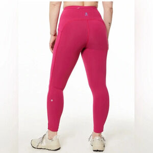 Lululemon X SoulCycle Swift Speed High-Rise Tight size 4 in Sonic Pink.